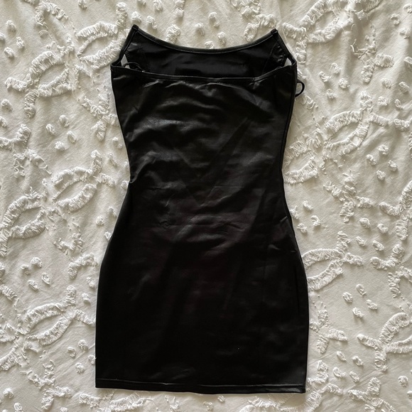 Lace Up Bodycon Cut Out Mini Dress - Picture 2 of 7